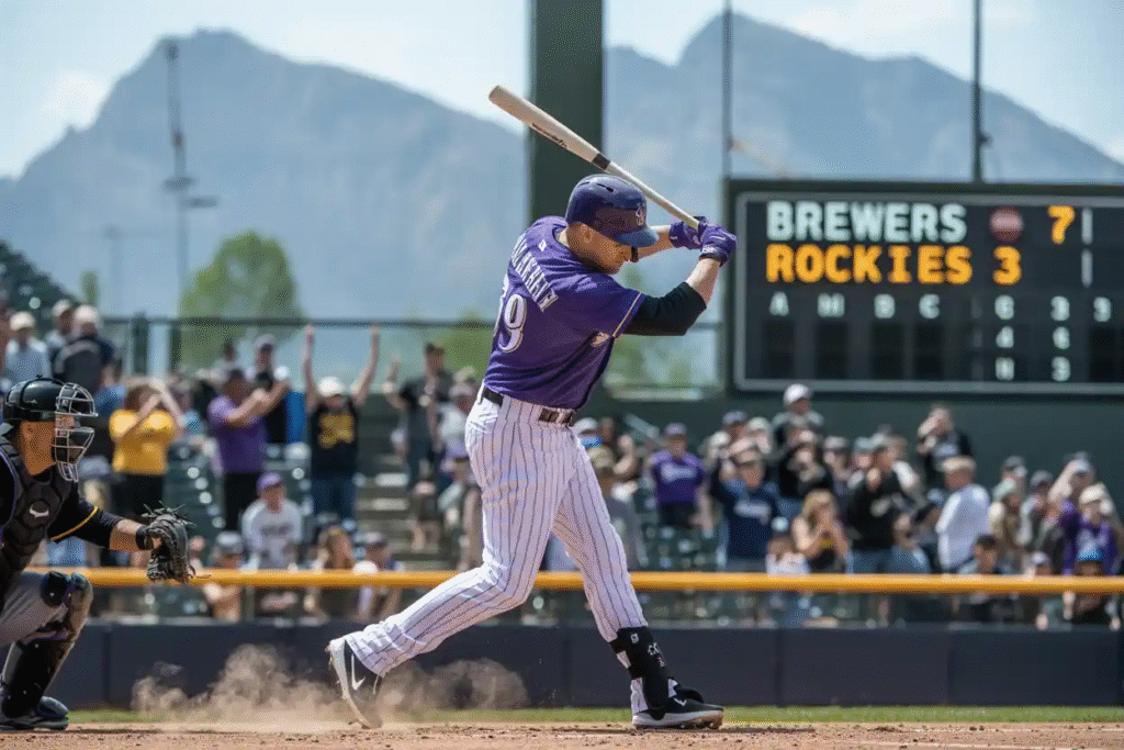 Colorado Rockies vs Milwaukee Brewers Match Player Stats