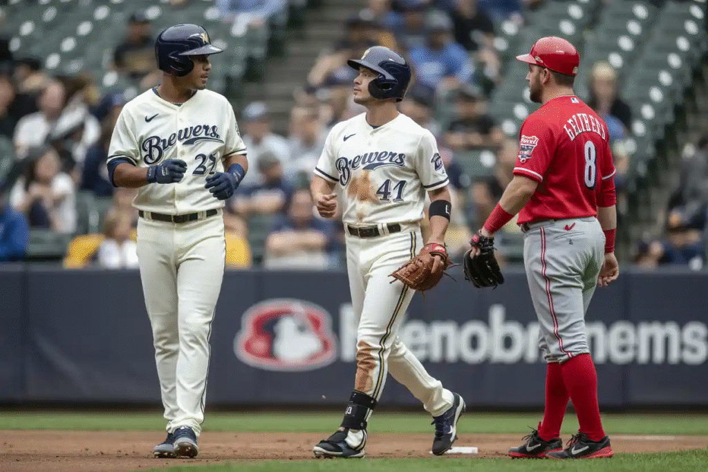 Milwaukee Brewers vs Cincinnati Reds Match Player Stats