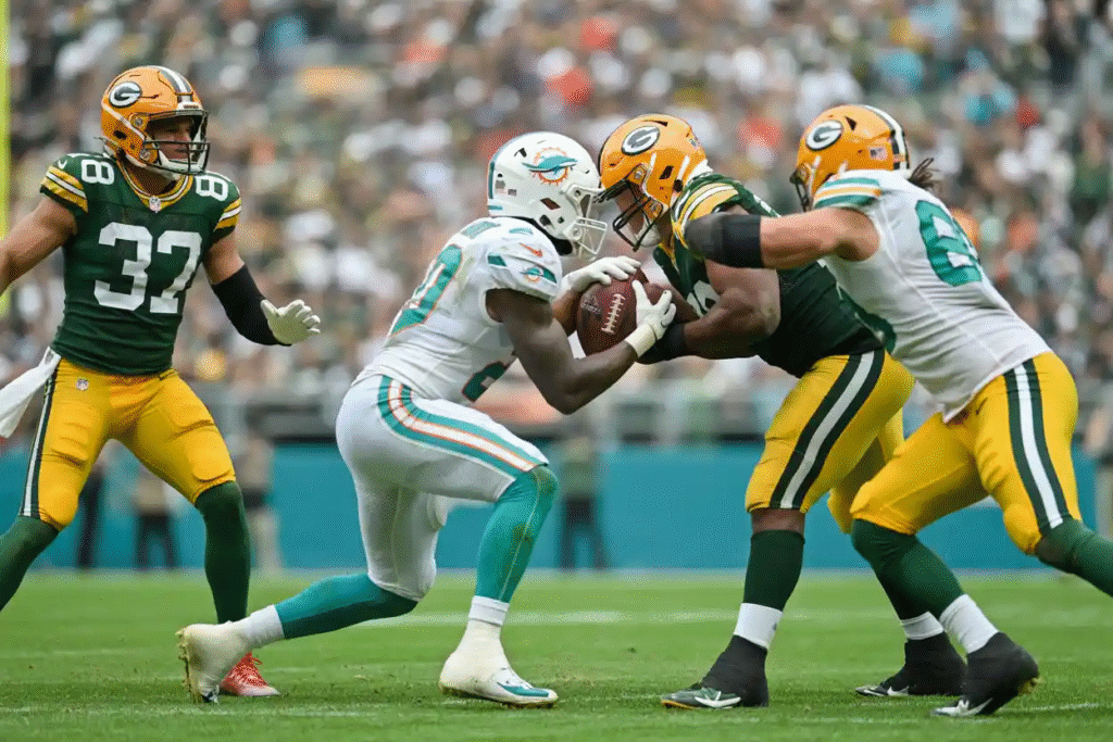 Miami Dolphins vs Green Bay Packers Match Player Stats