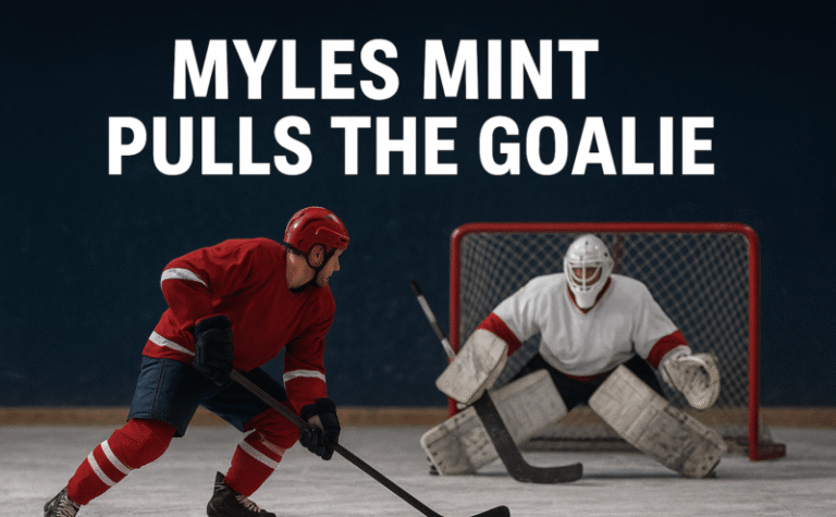 Myles Mint Pulls the Goalie